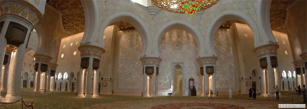 UAE Abu Dhabi Sheikh Zayed Grand Mosque.